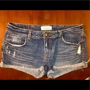 Aeropostale Distressed Denim Shorts